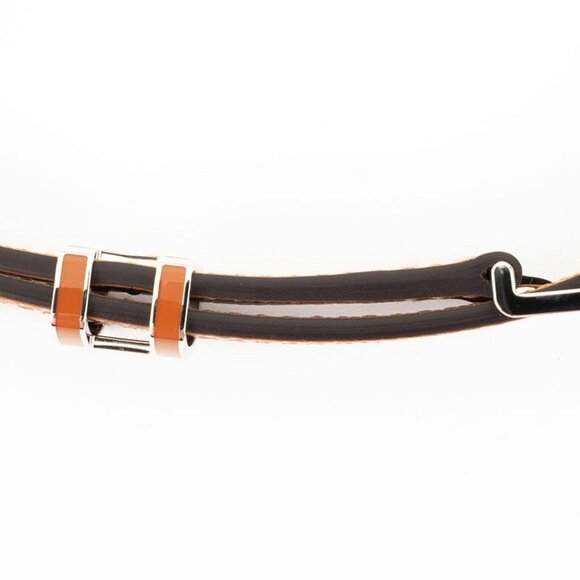 HERMES Gold Leather Belt - Picture 5 of 8